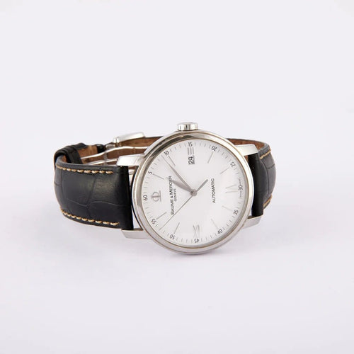 Montre Baume & Mercier - Montre homme automatique en acier 42 mm 58 Facettes
