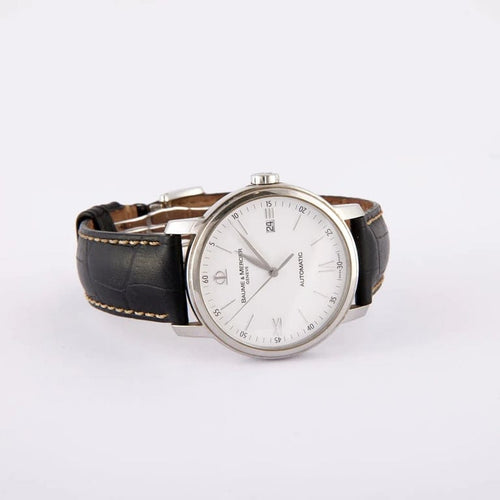 Montre Baume & Mercier - Montre homme automatique en acier 42 mm 58 Facettes