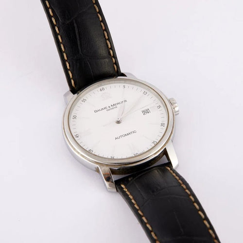Montre Baume & Mercier - Montre homme automatique en acier 42 mm 58 Facettes
