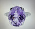 Bague 52 Mauboussin Mon Bébé d'Amour - Bague en or blanc améthyste et diamants 58 Facettes