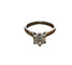 Bague 57 Solitaire - Bague en or blanc 750 et diamant 1 ct 58 Facettes