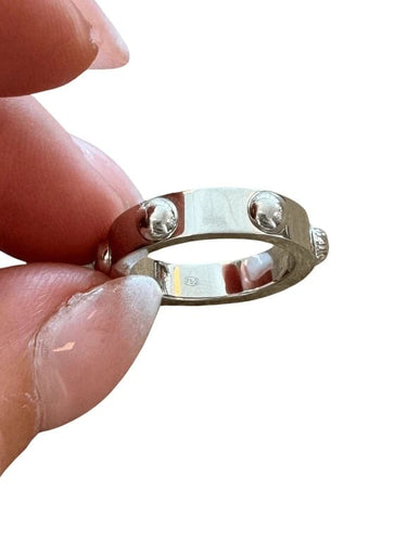 Bague 53 Louis Vuitton Clous - Bague en or blanc 58 Facettes