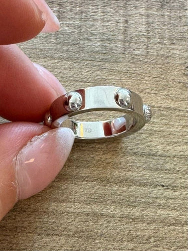 Bague 53 Louis Vuitton Clous - Bague en or blanc 58 Facettes
