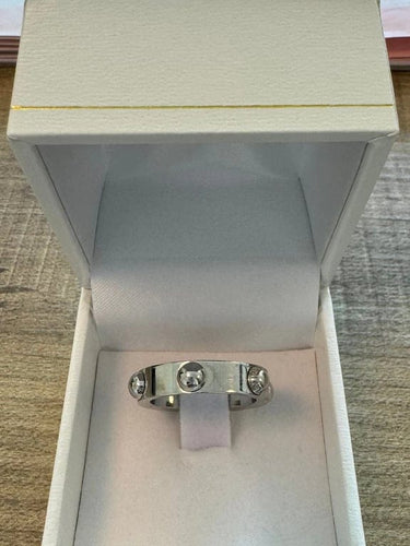 Bague 53 Louis Vuitton Clous - Bague en or blanc 58 Facettes