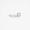 Boucles d'oreilles Boucles d’oreilles pendantes en or blanc 750 pavées de diamants 58 Facettes