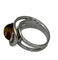 Bague 54 Fred - Bague en or blanc avec citrine cabochon 58 Facettes