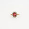 Bague 56 Bague ancienne en or 750 et platine, rubellite et diamants 58 Facettes
