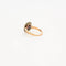 Bague 56 Bague ancienne en or 750 et platine, rubellite et diamants 58 Facettes
