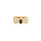 Bague 57 Bague saphir et diamants en or jaune 750 58 Facettes