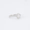 Bague 51 Bague de fiançailles en or 750 avec diamants 1 ct 58 Facettes