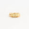 Bague 51 Bague jonc en or jaune 750 pavée de diamants 58 Facettes