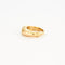 Bague 51 Bague jonc en or jaune 750 pavée de diamants 58 Facettes