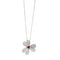 Pendentif Pendentif en or blanc 750 avec rubis et diamants 58 Facettes