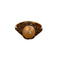 Bague 52 Bague ancienne en or jaune 585 avec perle fine et diamants 58 Facettes