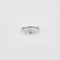 Bague 53 Bague trilogie en or blanc 750 et 3 diamants 58 Facettes
