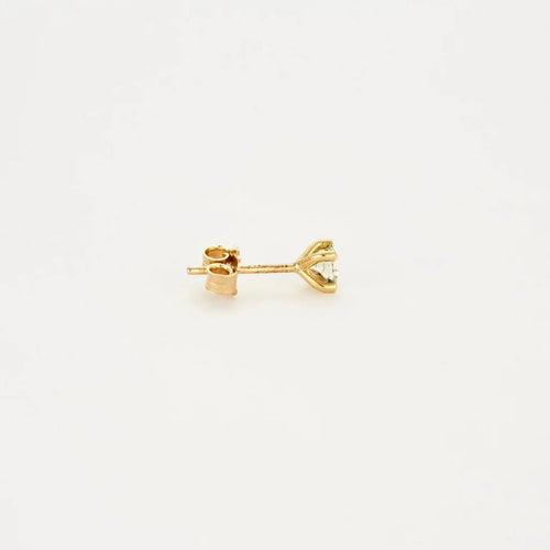 Boucles d'oreilles Boucles d’oreilles puces en or 750 avec diamants 58 Facettes