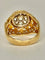 Bague 57 Bague dôme en or 750 et diamants 58 Facettes