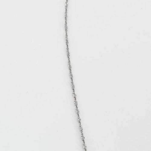 Collier Collier cœur en or blanc 750 serti de diamants 58 Facettes