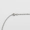 Collier Collier cœur en or blanc 750 serti de diamants 58 Facettes