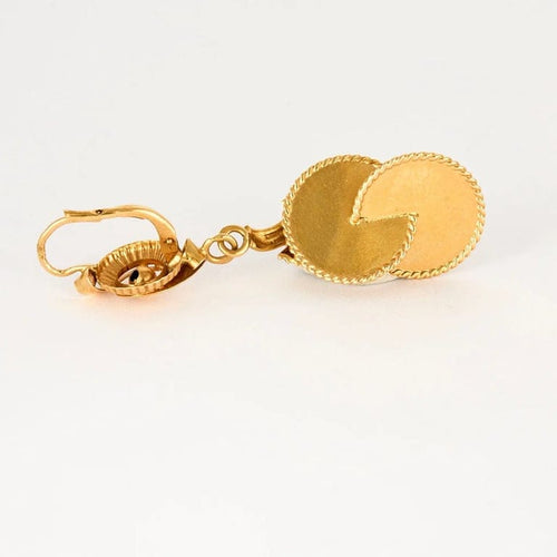 Boucles d'oreilles Boucles d'oreilles pendantes en or jaune 750 58 Facettes