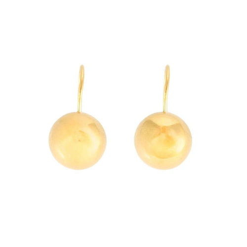 Boucles d'oreilles Boucles d’oreilles boule vintage en or jaune 18 carats 58 Facettes