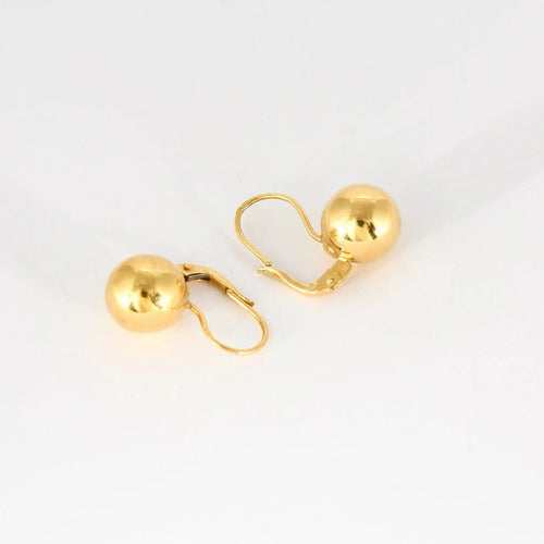 Boucles d'oreilles Boucles d’oreilles boule vintage en or jaune 18 carats 58 Facettes