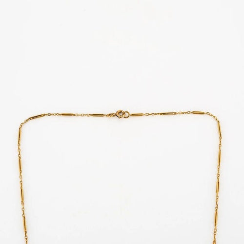 Collier Collier en or jaune 750/1000 avec perles de culture 58 Facettes
