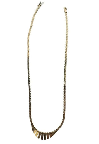 Collier Collier draperie en or jaune 750 58 Facettes