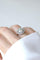 Bague 55 Art Déco - Bague cible ronde en or blanc et platine, diamants 58 Facettes