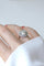 Bague 55 Art Déco - Bague cible ronde en or blanc et platine, diamants 58 Facettes