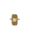 Bague 57.5 Bague en or jaune 18k et perle de culture 58 Facettes