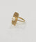 Bague 57.5 Bague en or jaune 18k et perle de culture 58 Facettes