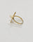 Bague 57.5 Bague en or jaune 18k et perle de culture 58 Facettes