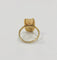 Bague 57.5 Bague en or jaune 18k et perle de culture 58 Facettes