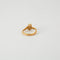 Bague 57 Bague Toi & Moi émeraude et diamants en or jaune 18 k 58 Facettes