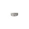 Bague 57 Bague bandeau en or blanc 18 k et diamants 58 Facettes