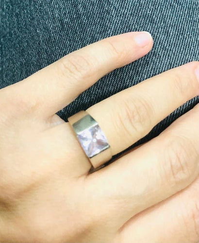 Bague 52 Cartier - Bague en or blanc 18k à améthyste 58 Facettes