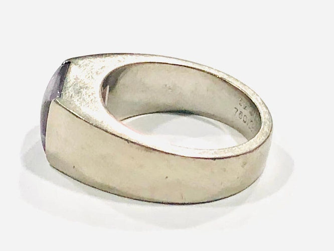 Bague 52 Cartier - Bague en or blanc 18k à améthyste 58 Facettes