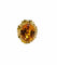 Bague 58 Bague cocktail en or jaune 18K avec citrine 58 Facettes