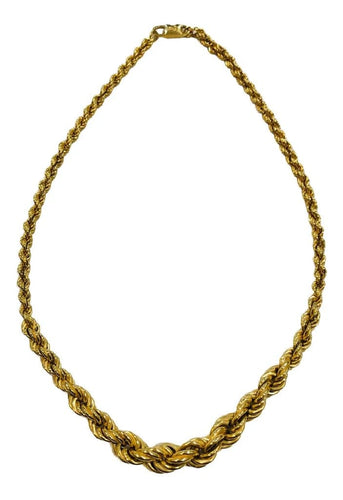 Collier Chini Brev - Collier maille corde en or jaune 58 Facettes
