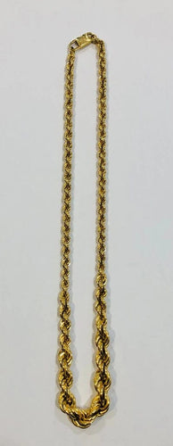 Collier Chini Brev - Collier maille corde en or jaune 58 Facettes