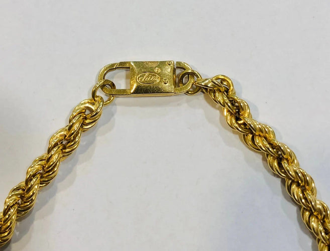 Collier Chini Brev - Collier maille corde en or jaune 58 Facettes