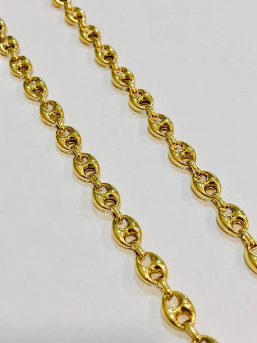 Collier Collier grain de café en or jaune 18K 58 Facettes