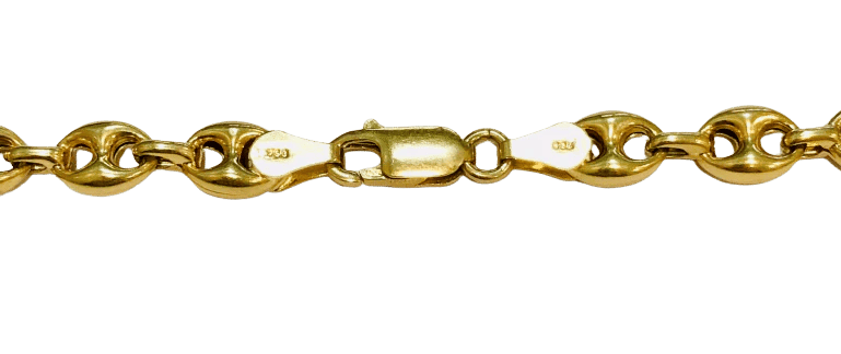 Collier Collier grain de café en or jaune 18K 58 Facettes