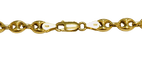 Collier Collier grain de café en or jaune 18K 58 Facettes