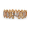 Bracelet Bracelet vintage en or jaune, blanc et rouge 18 kt 58 Facettes BR104_114-65 (05049)