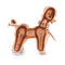 Broche Broche vintage en or jaune 18k, caniche, rubis et diamants 58 Facettes SP38_116-58 (00019)