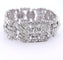 Bracelet Bracelet Art déco en platine 900 et diamants 58 Facettes BR98 '(005319)