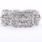 Bracelet Bracelet Art déco en platine 900 et diamants 58 Facettes BR98 '(005319)