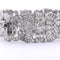 Bracelet Bracelet Art déco en platine 900 et diamants 58 Facettes BR98 '(005319)